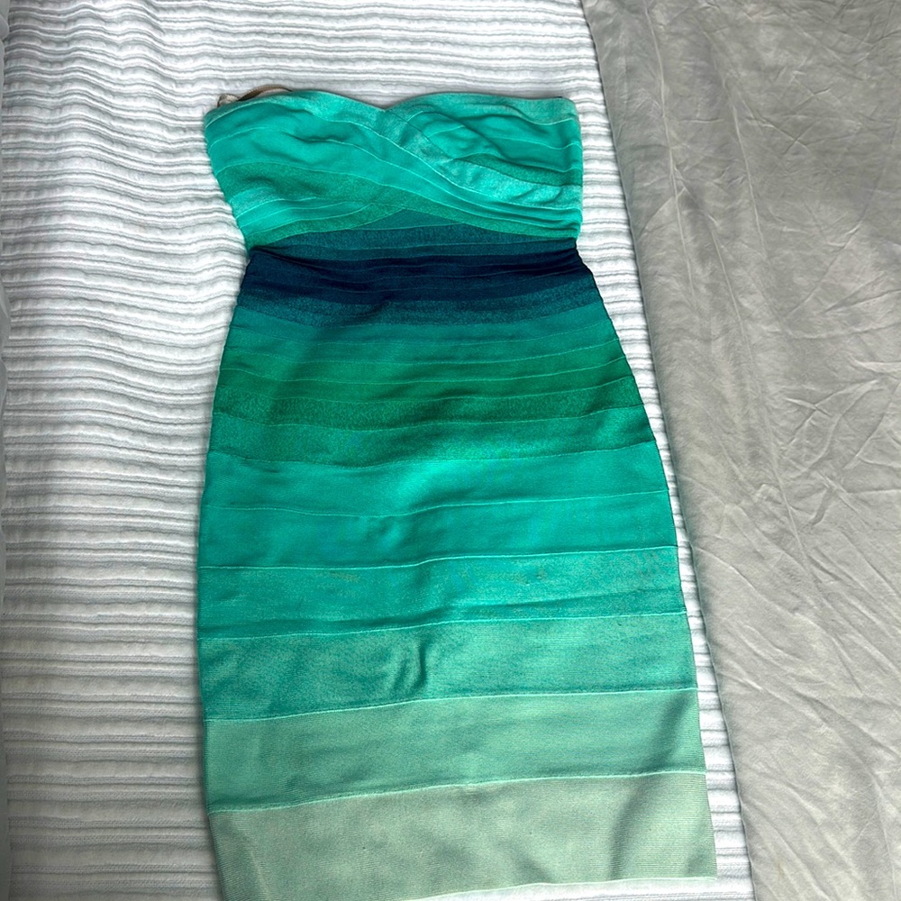 Classic ombré Herve Leger dress